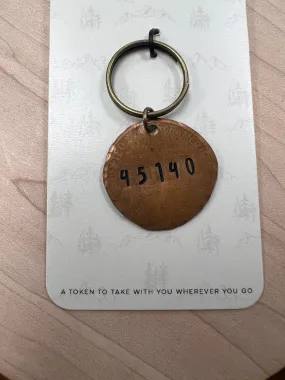 45140 Vintage Penny Keychain