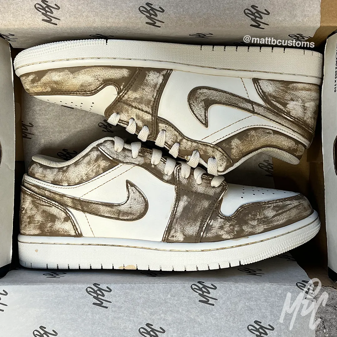 Aged Washed Out Colourway - Jordan 1 Low | UK 7