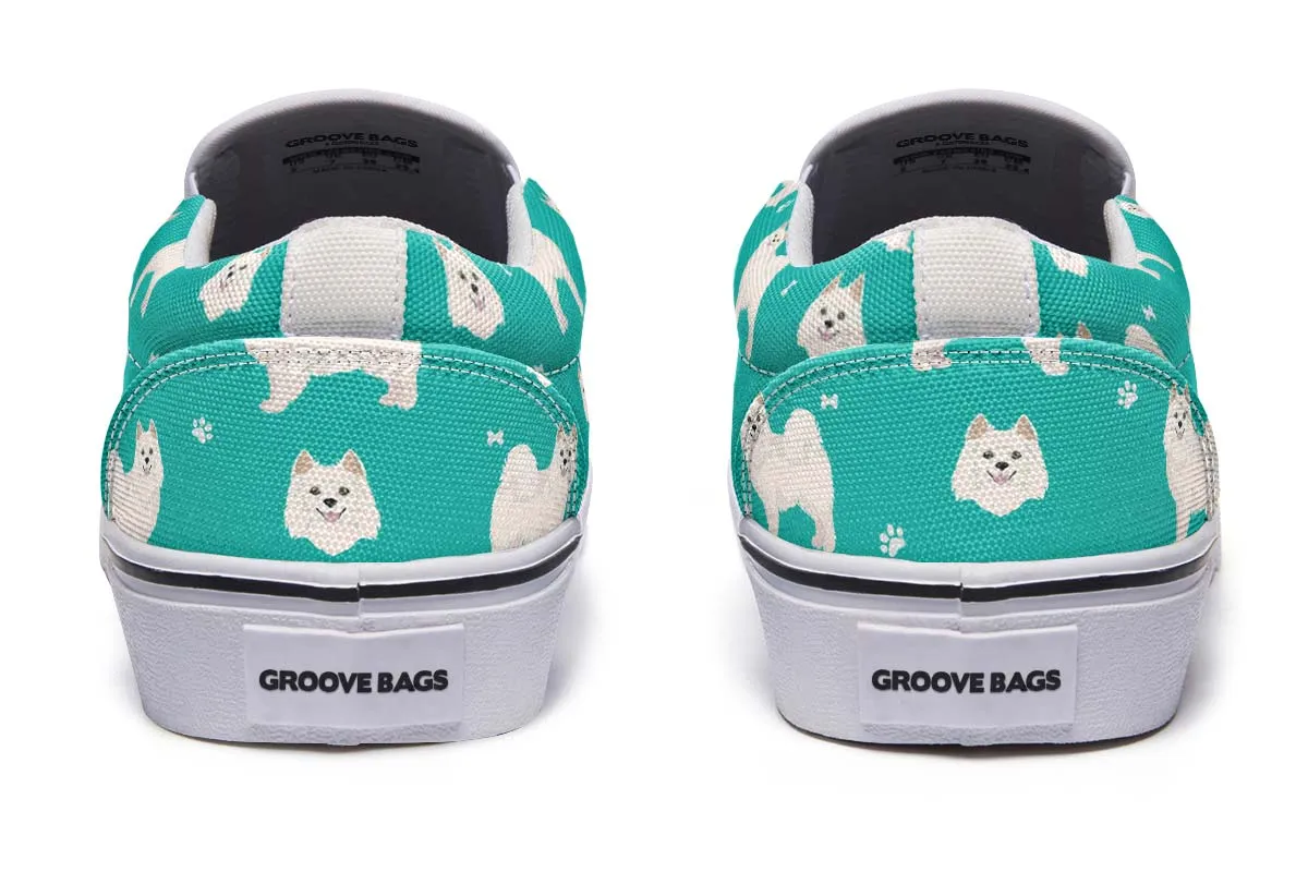 American Eskimo Pattern Slip-On Shoes