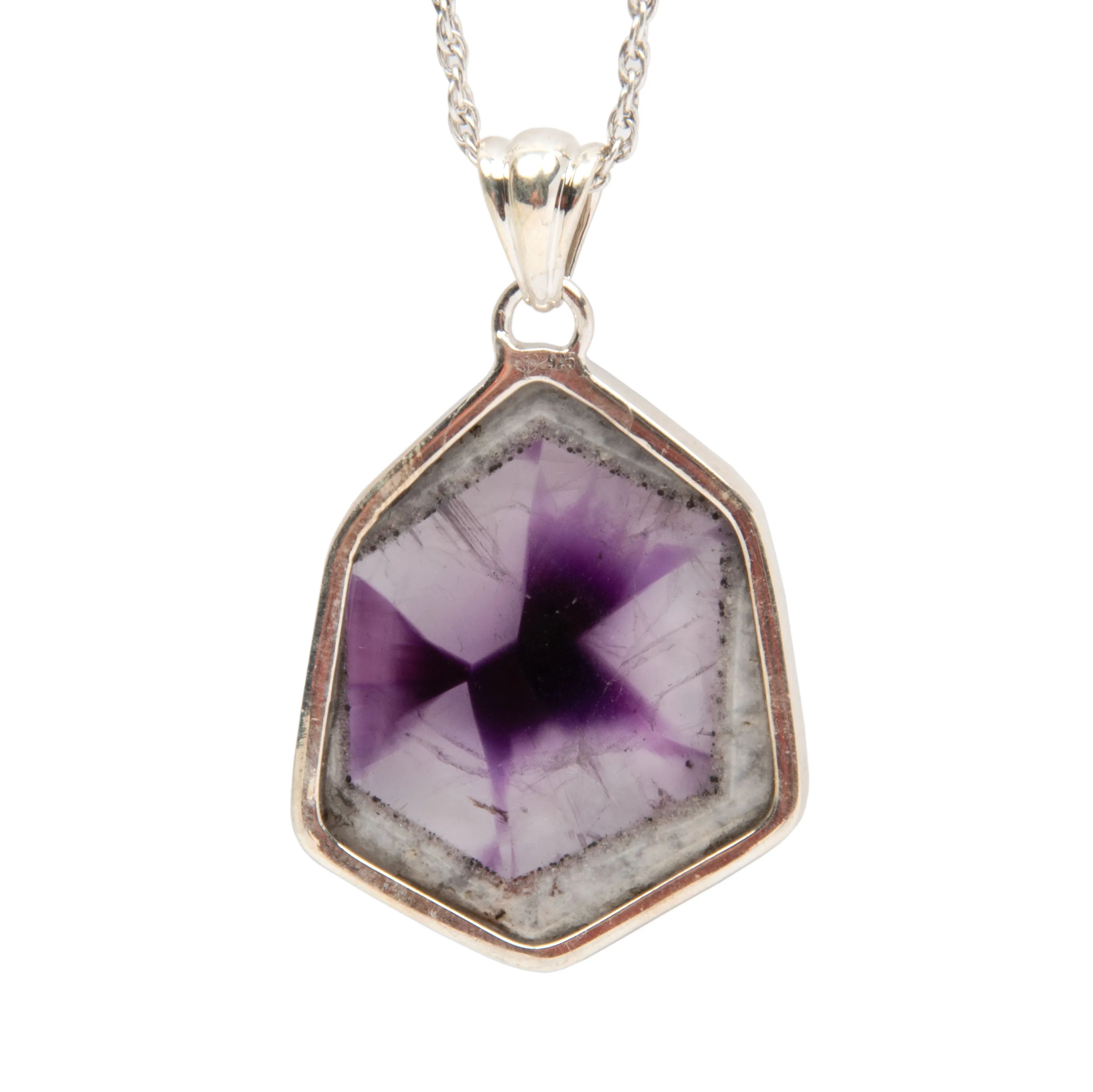 Amethyst - Zoned, Pendant