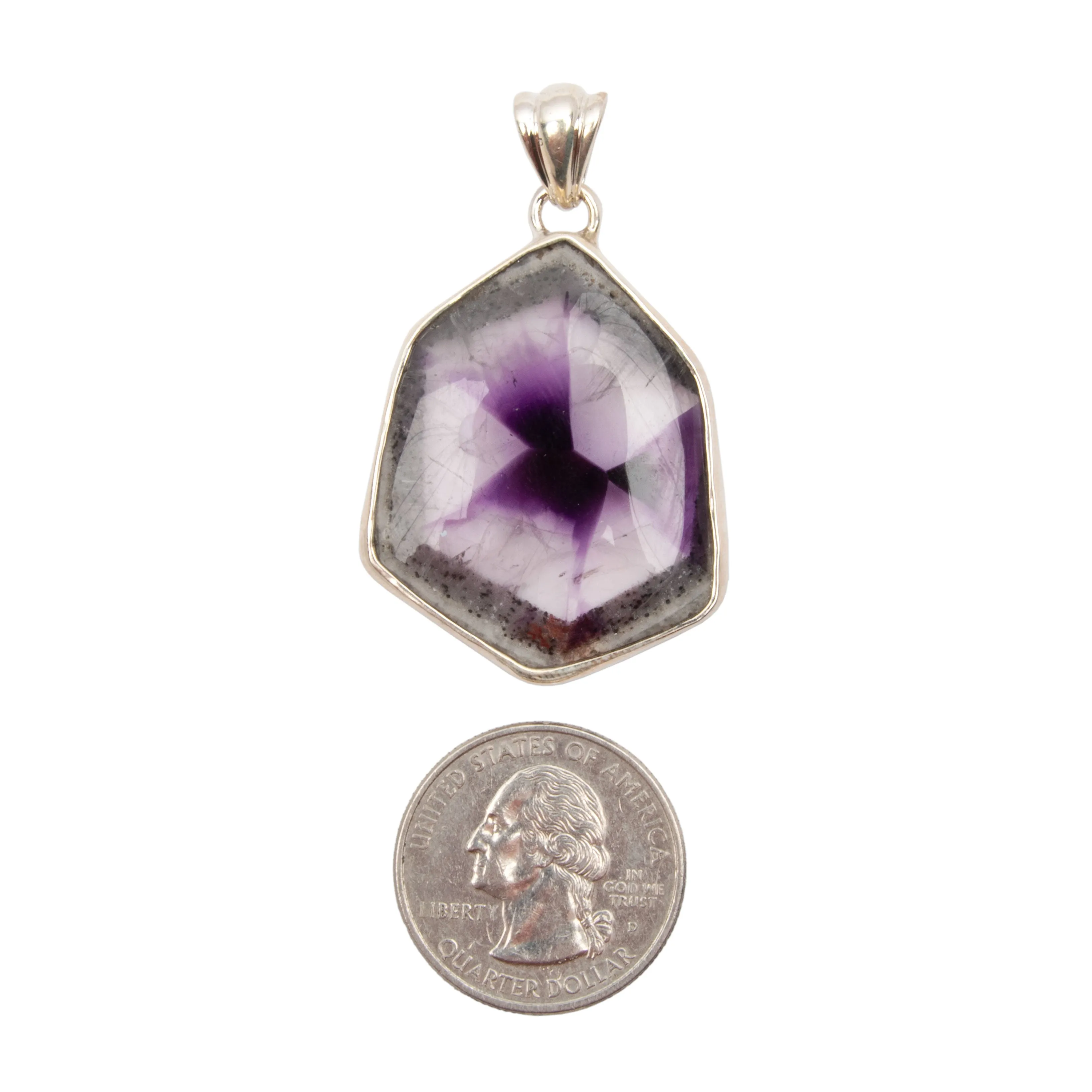 Amethyst - Zoned, Pendant