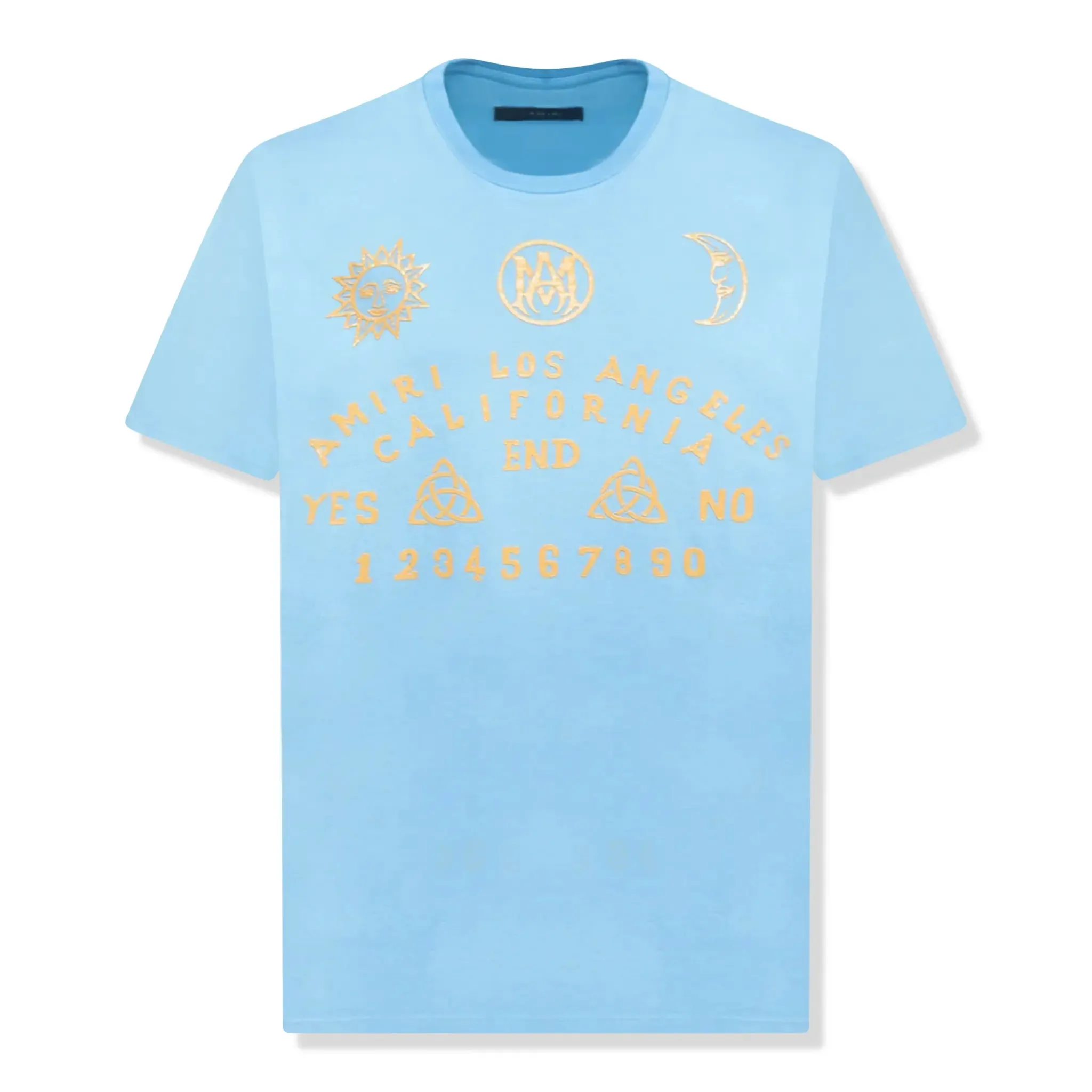 Amiri Ouija Board Carolina Blue T Shirt