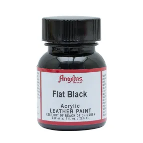 Angelus Flat Black Leather Paint 007