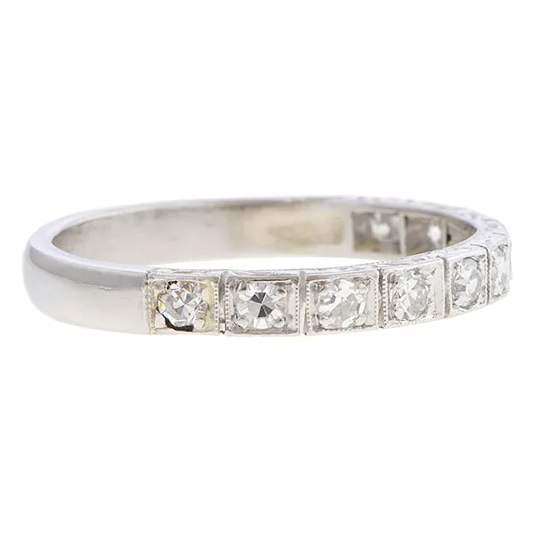 Art Deco Diamond Band