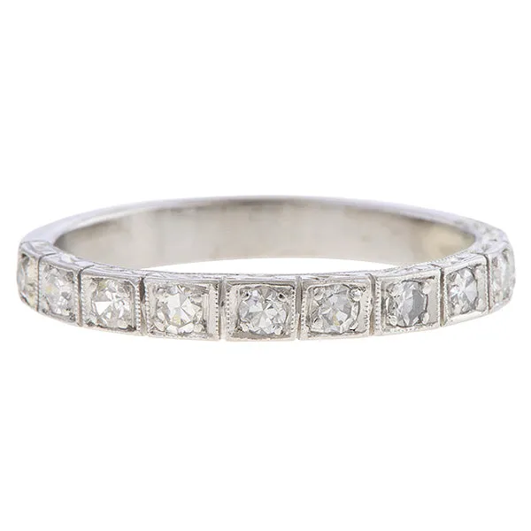 Art Deco Diamond Band