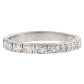 Art Deco Diamond Band