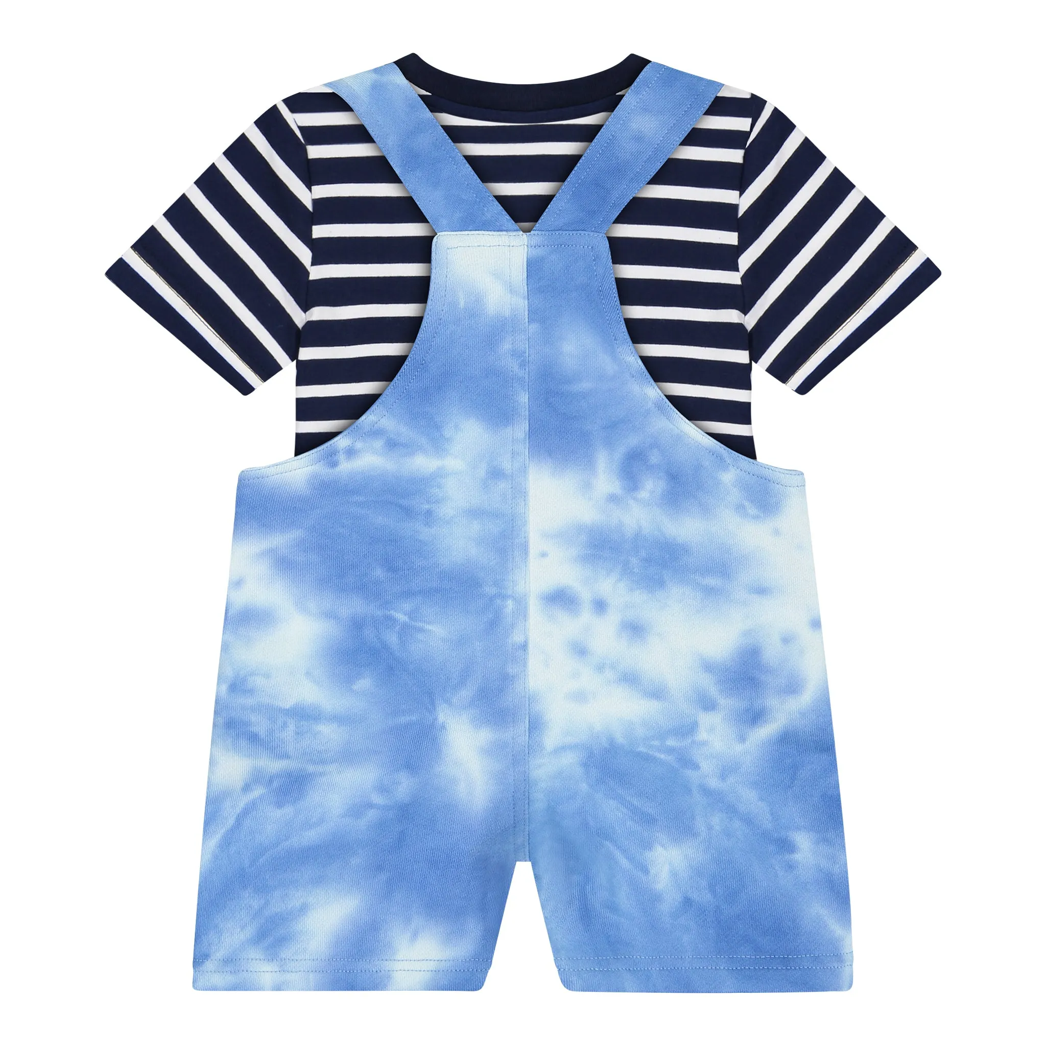 Baby Boys Tie Dye Overall Set