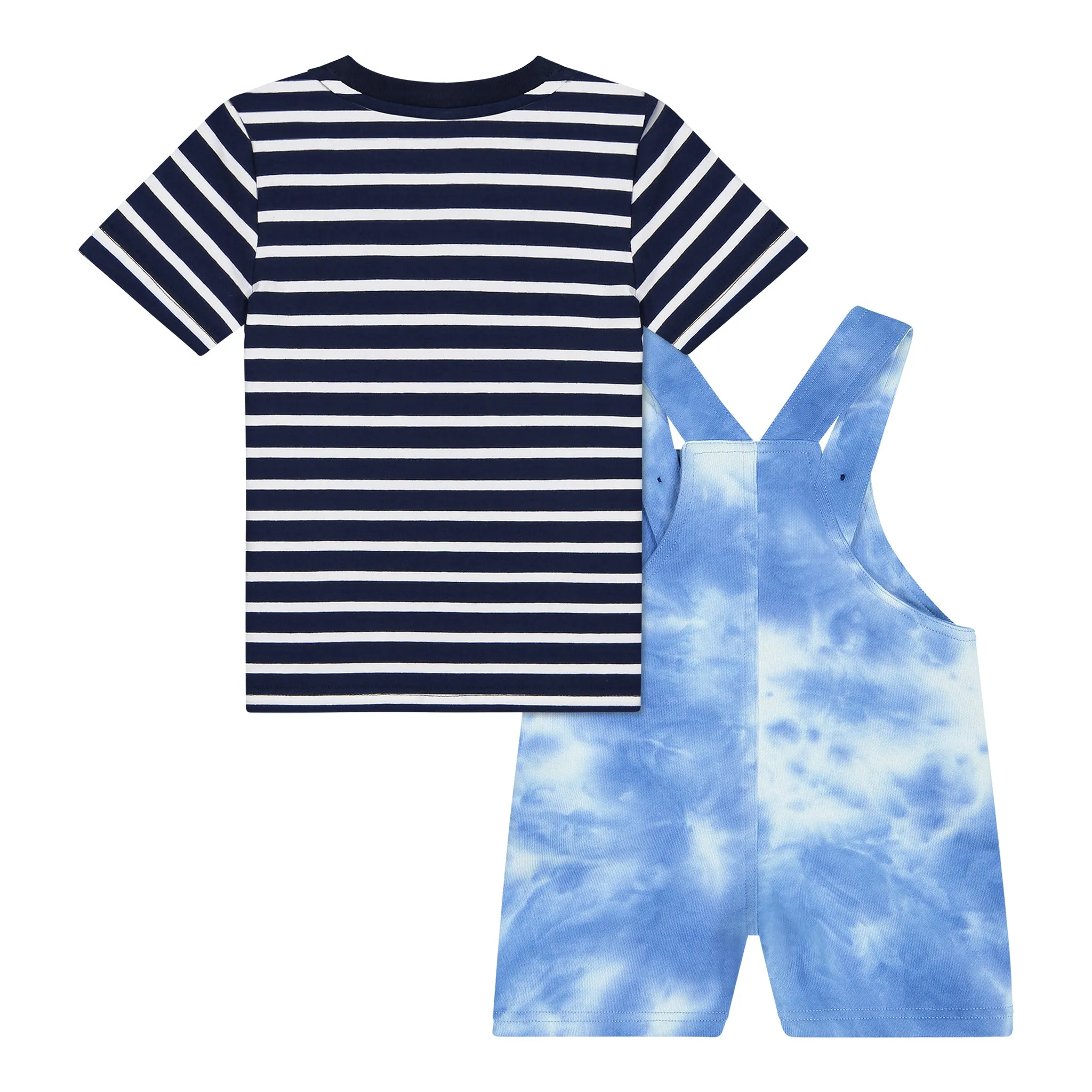 Baby Boys Tie Dye Overall Set