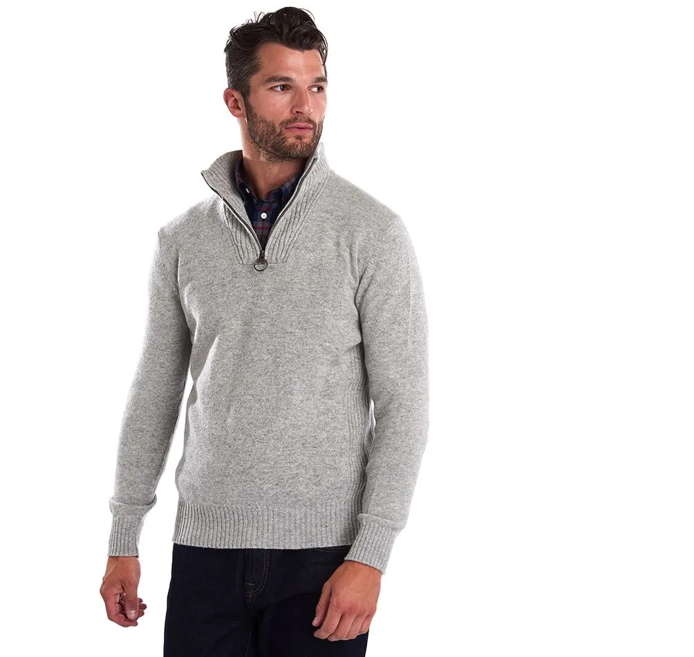 Barbour Men's Essential Lambswool Half Zip Jumper