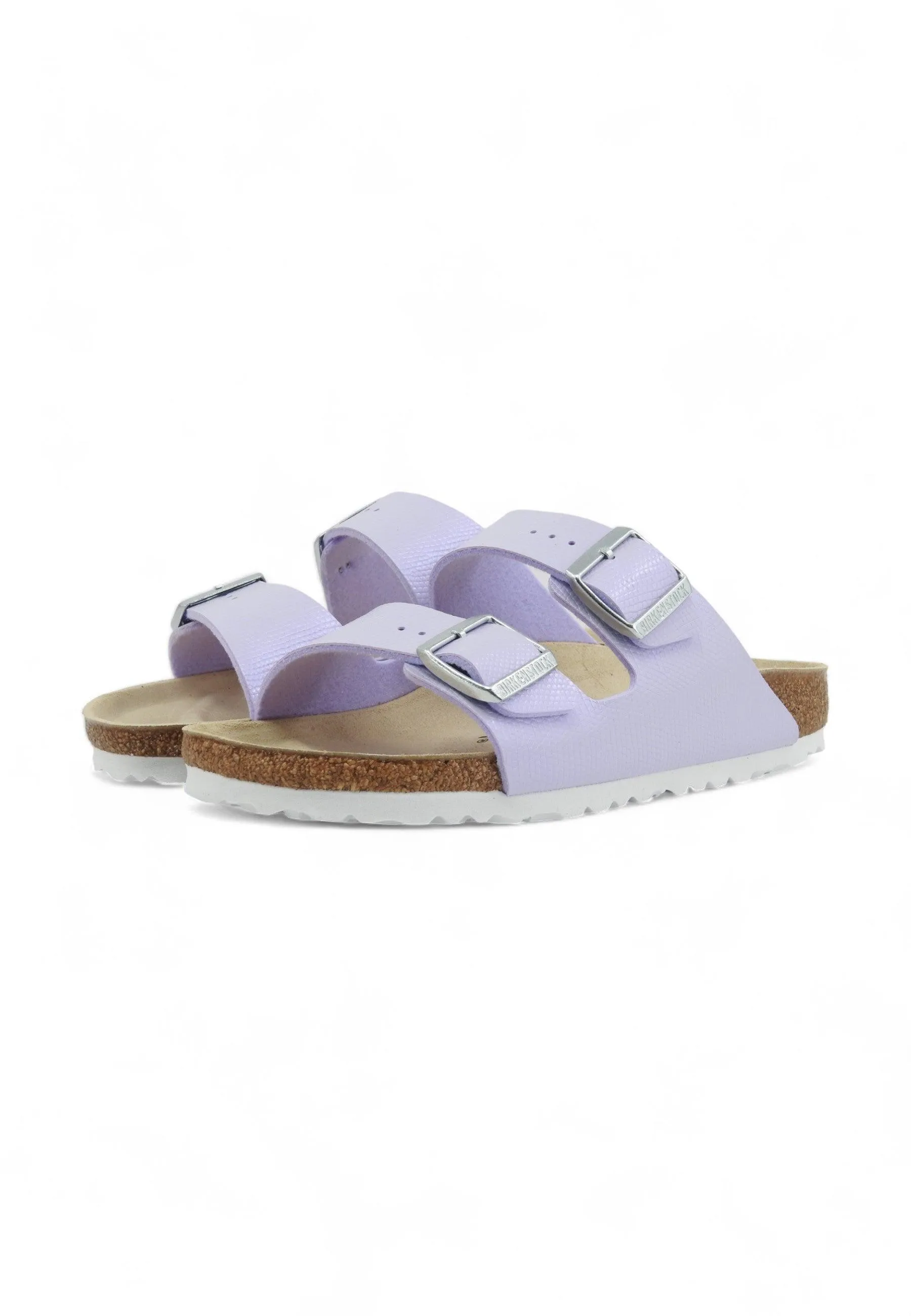 BIRKENSTOCK Arizona Ciabatta Donna Shiny Lizard Purple Fog 1026446