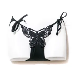 Black Butterfly Bikini Lingerie For Women