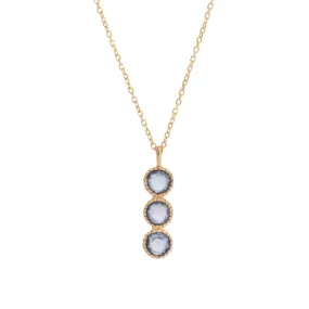 Blue Sapphire Mazurka Necklace