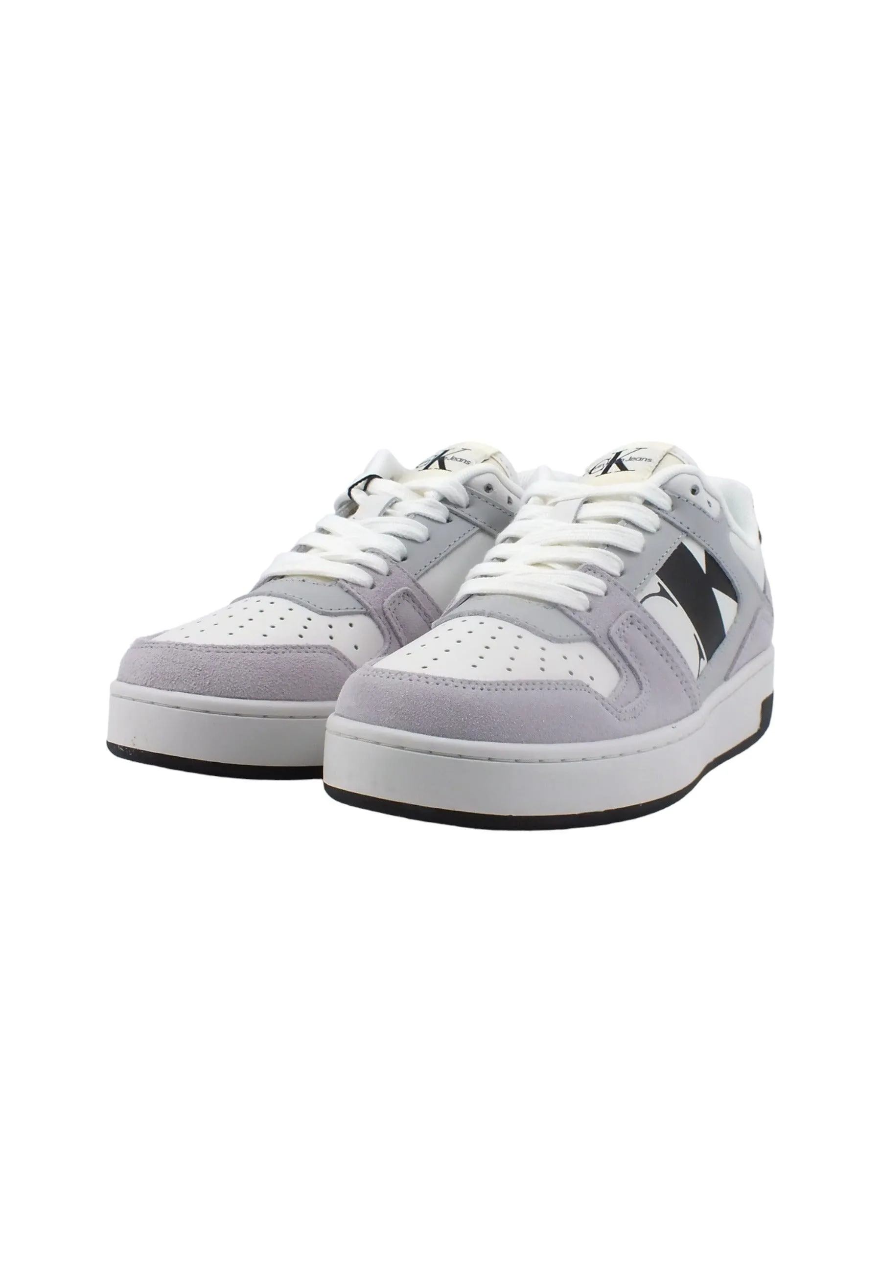 CALVIN KLEIN Basket Cupsole Sneaker White Purple YW0YW01051