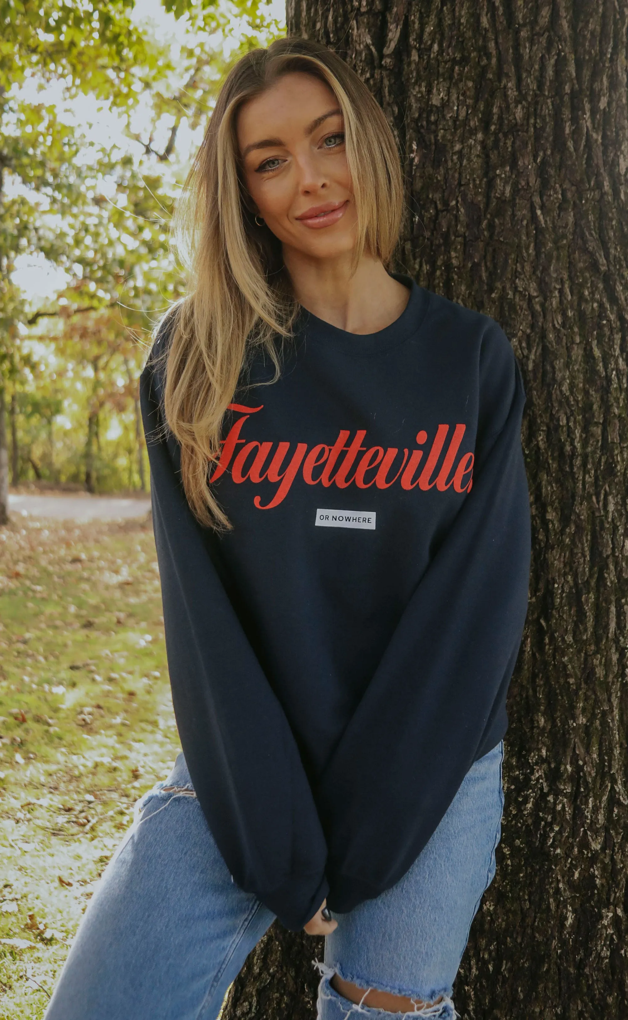 charlie southern: fayetteville or nowhere sweatshirt