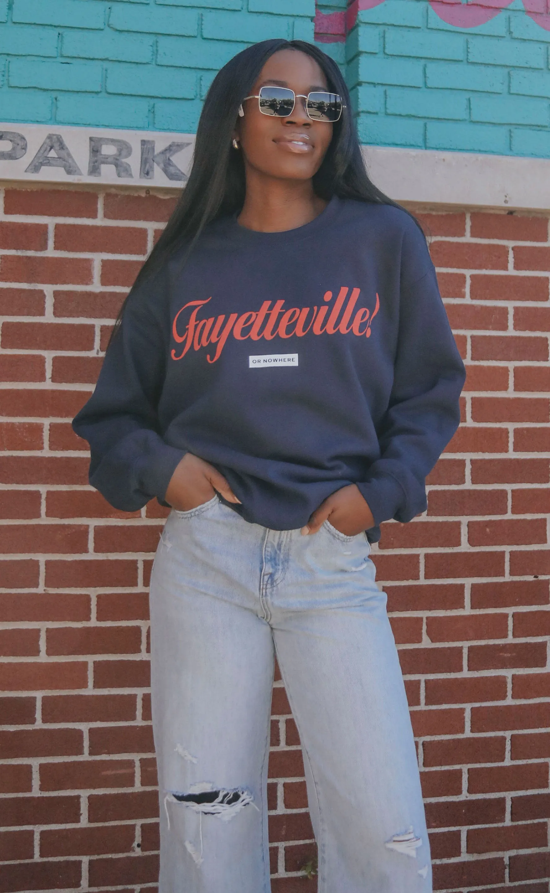 charlie southern: fayetteville or nowhere sweatshirt