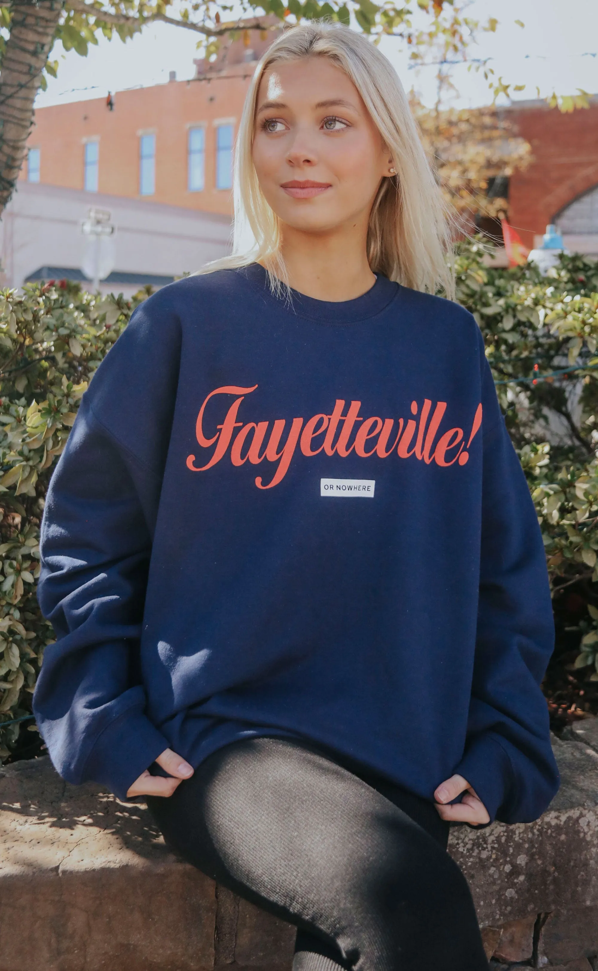 charlie southern: fayetteville or nowhere sweatshirt