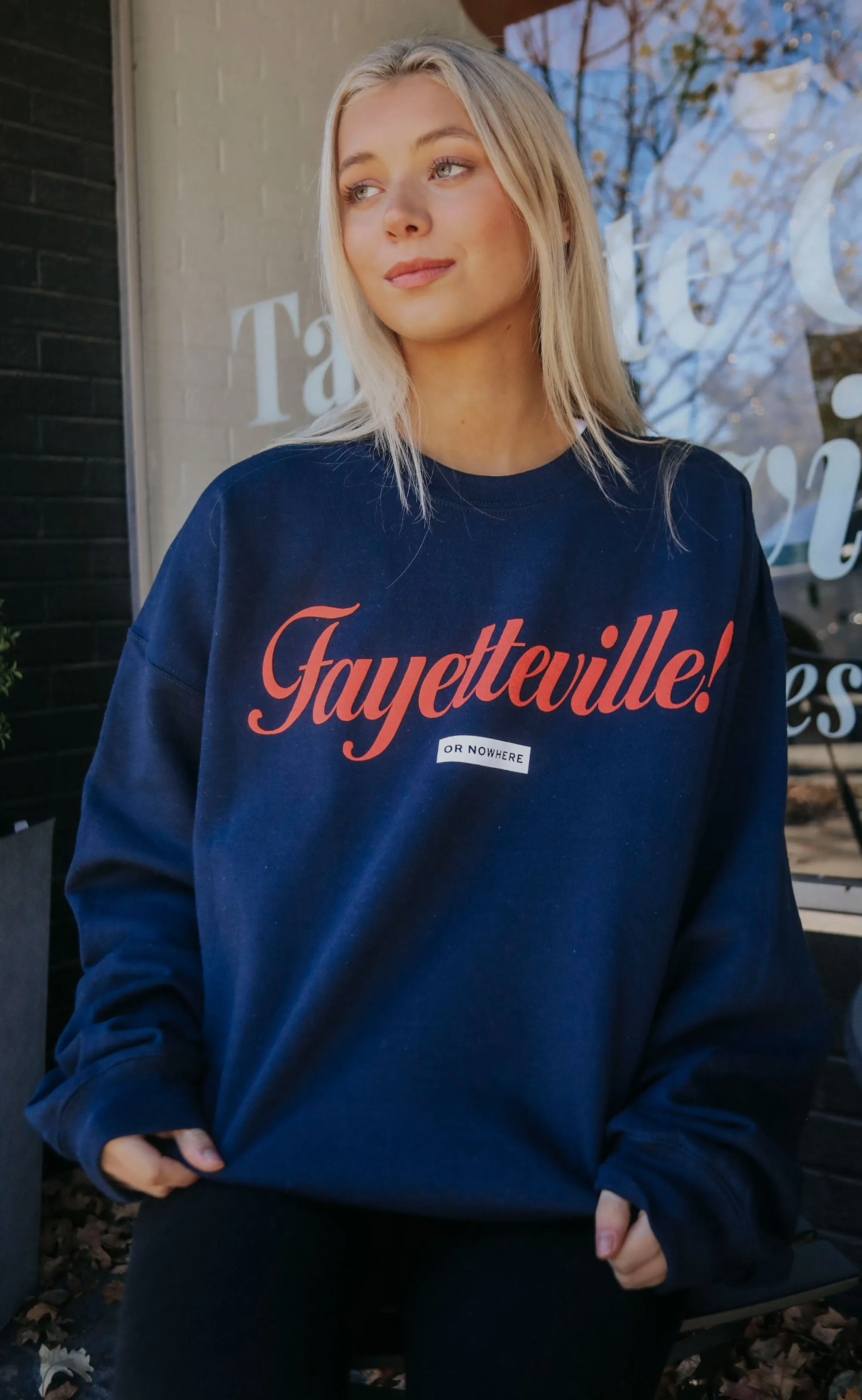 charlie southern: fayetteville or nowhere sweatshirt