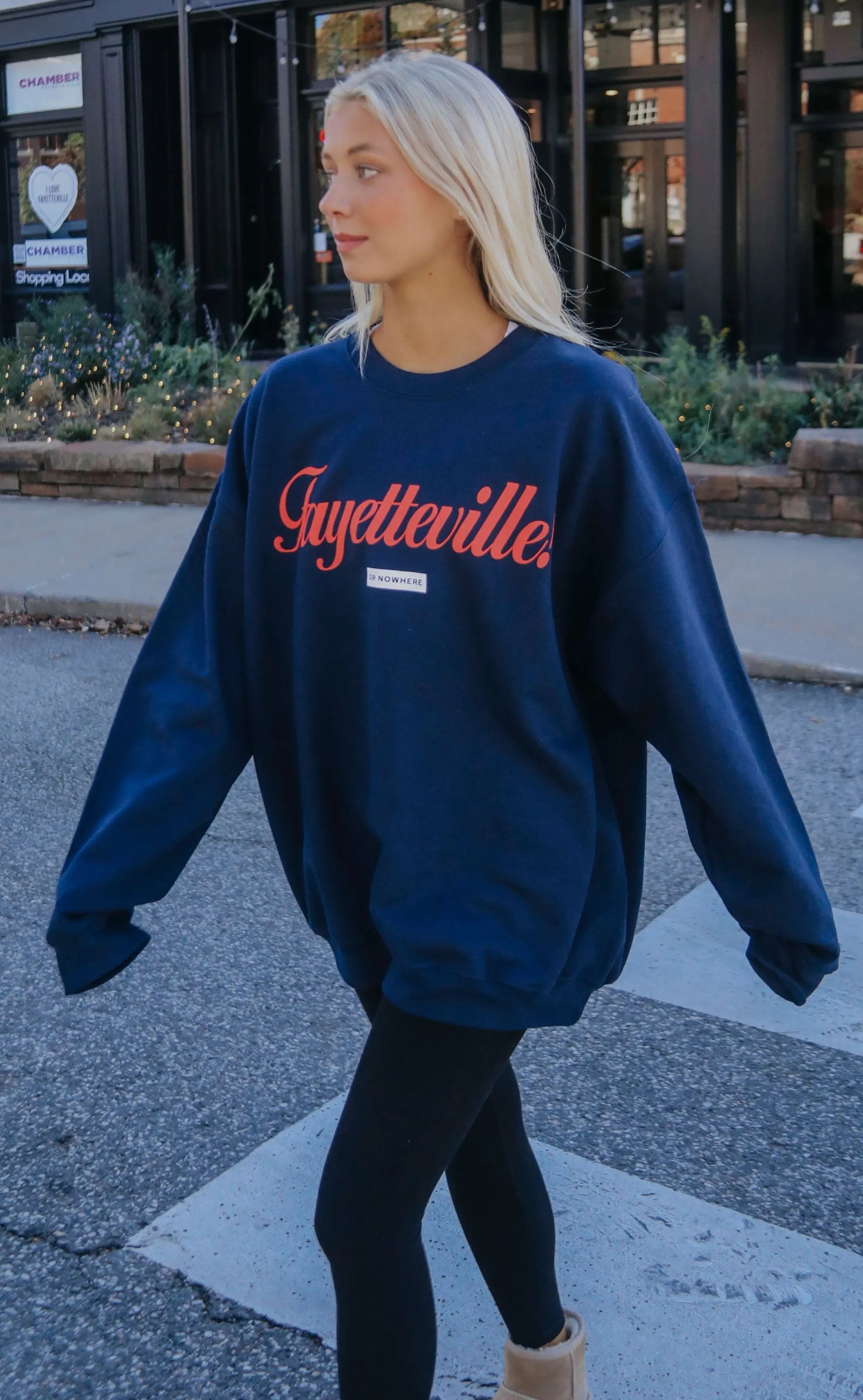 charlie southern: fayetteville or nowhere sweatshirt