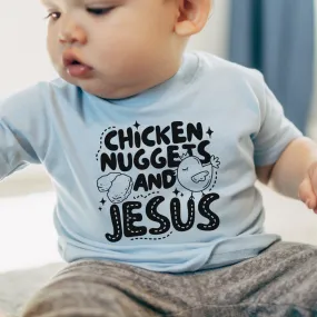 Chicken Nuggets And Jesus Infant Graphic Bodysuit