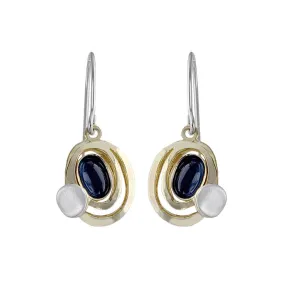 Christophe Poly Petite Blue Orbiting Earrings