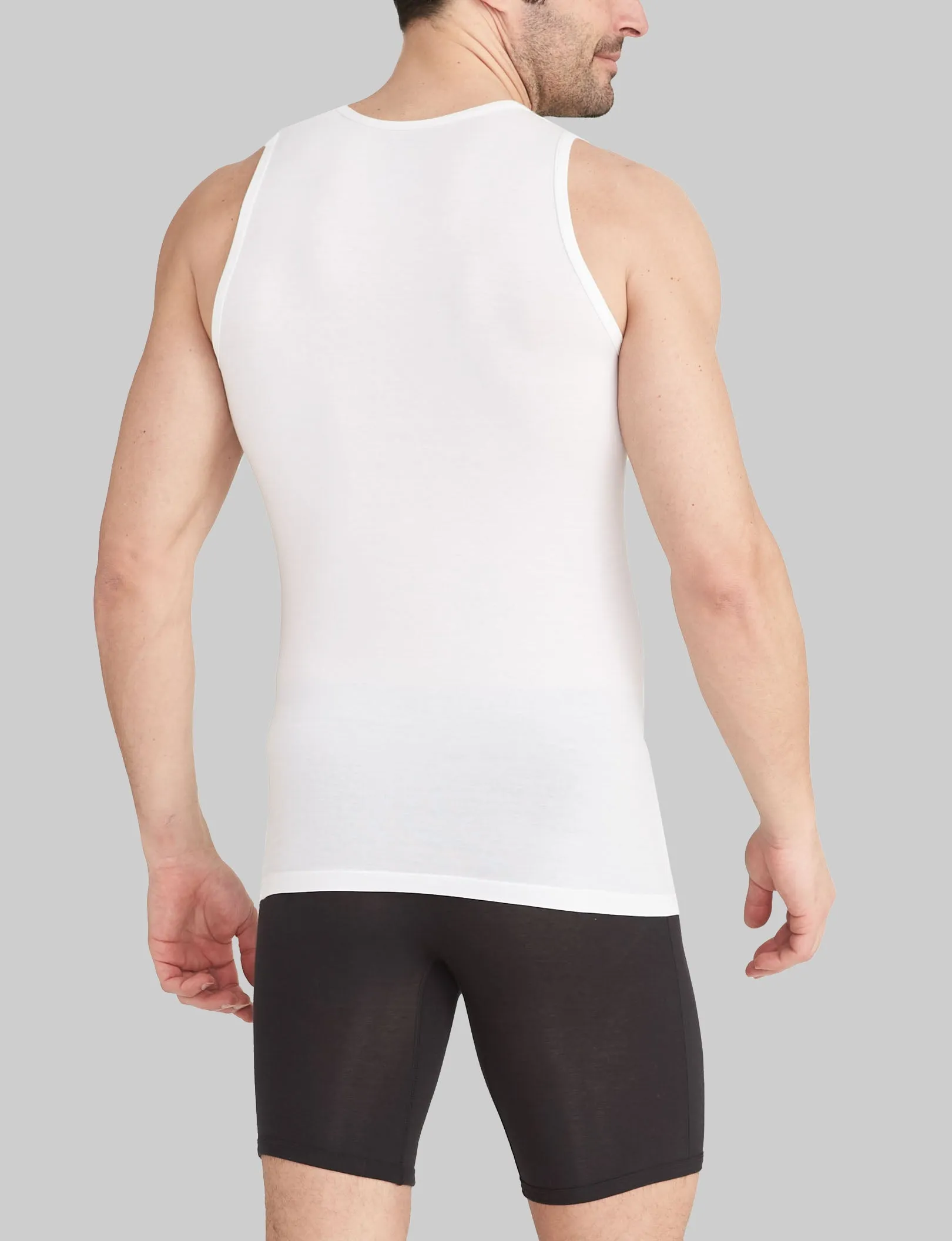 Cool Cotton Tank Stay-Tucked Undershirt (3-Pack)