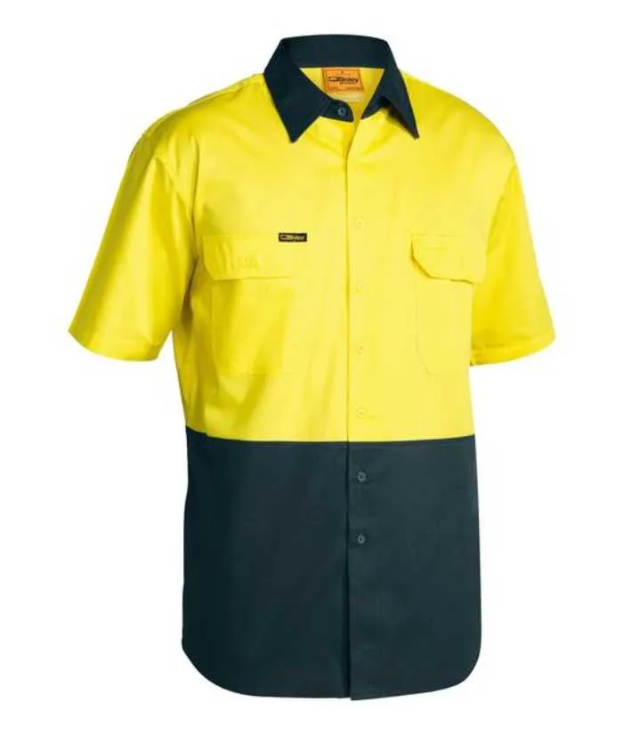 Cool Lightweight, Hi Vis, Vented, Drill Shirt