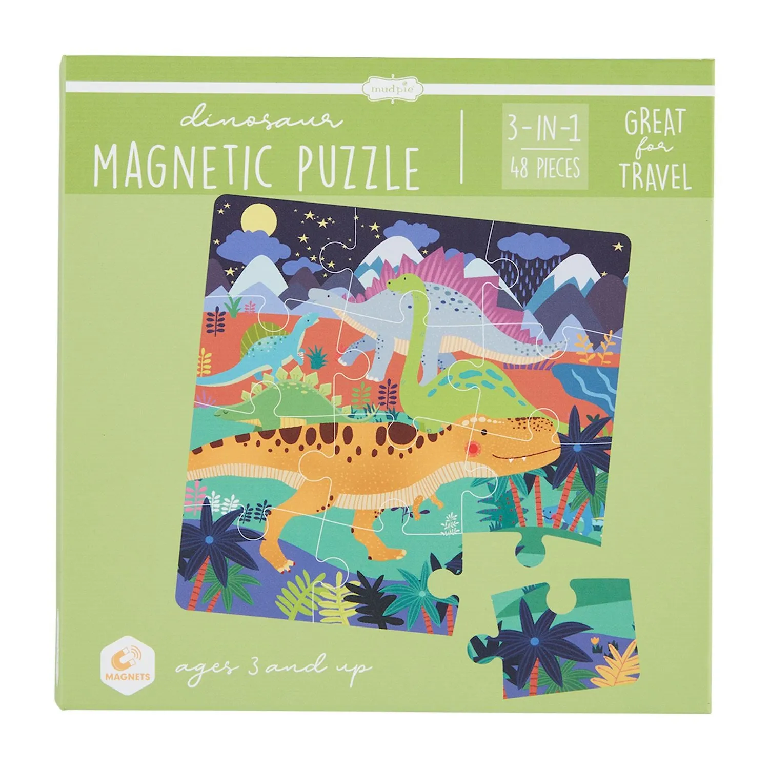 Dino Magnetic Puzzle Set