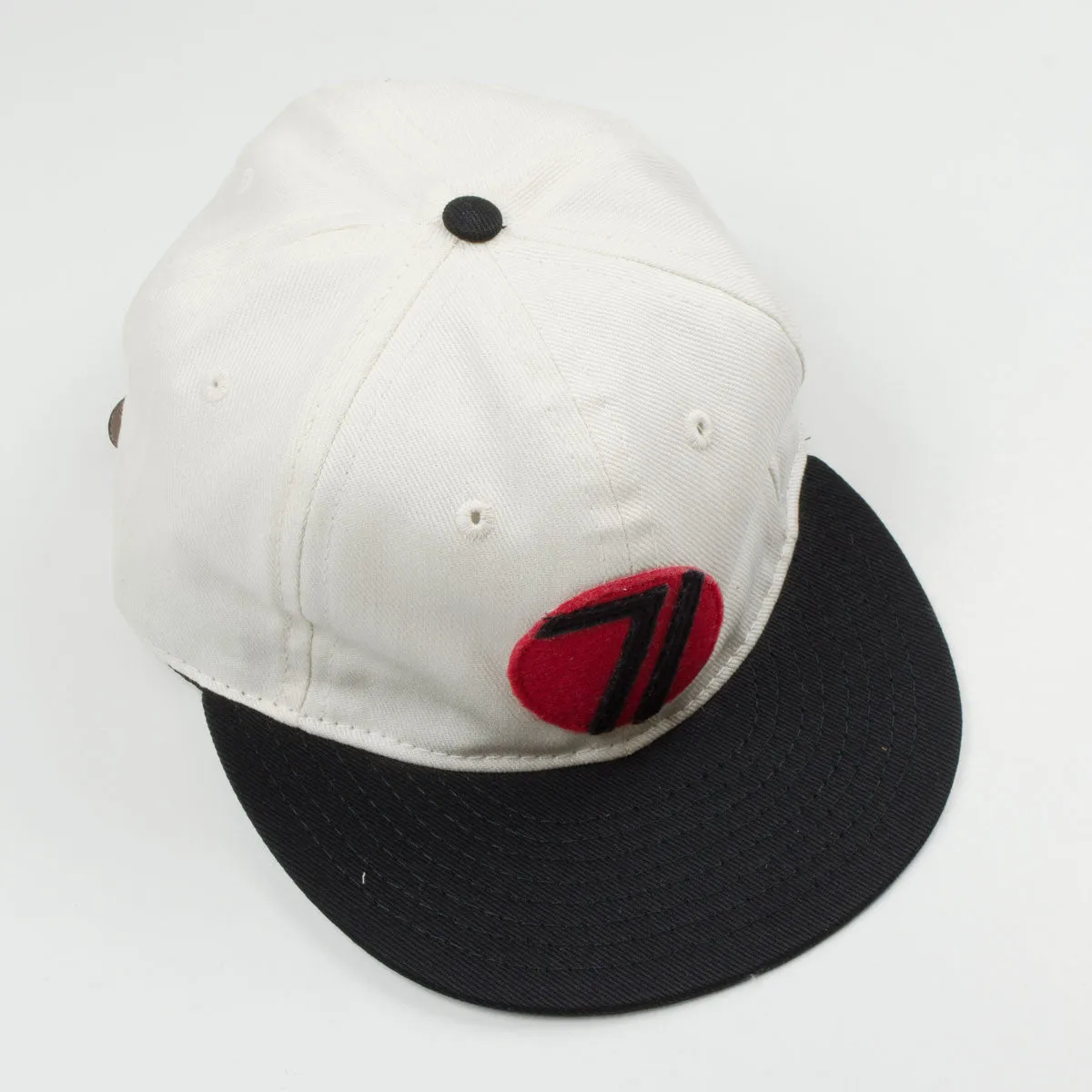 Ebbets - Third Army Cap (Adjustable Cotton) - White / Black