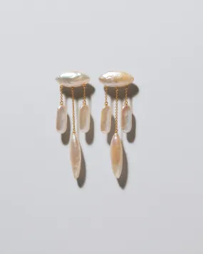 Egret Pearl Earrings