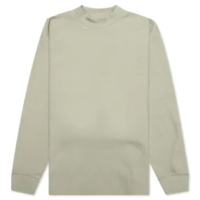 Essentials Kid's Mockneck Waffle - Seafoam