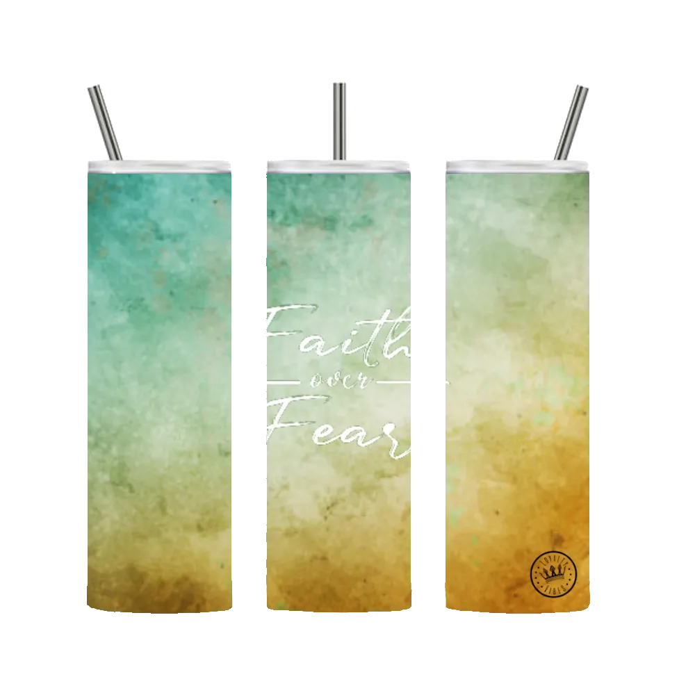 Faith Over Fear Tumbler