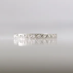 Full Set Art Deco Diamond Eternity Ring