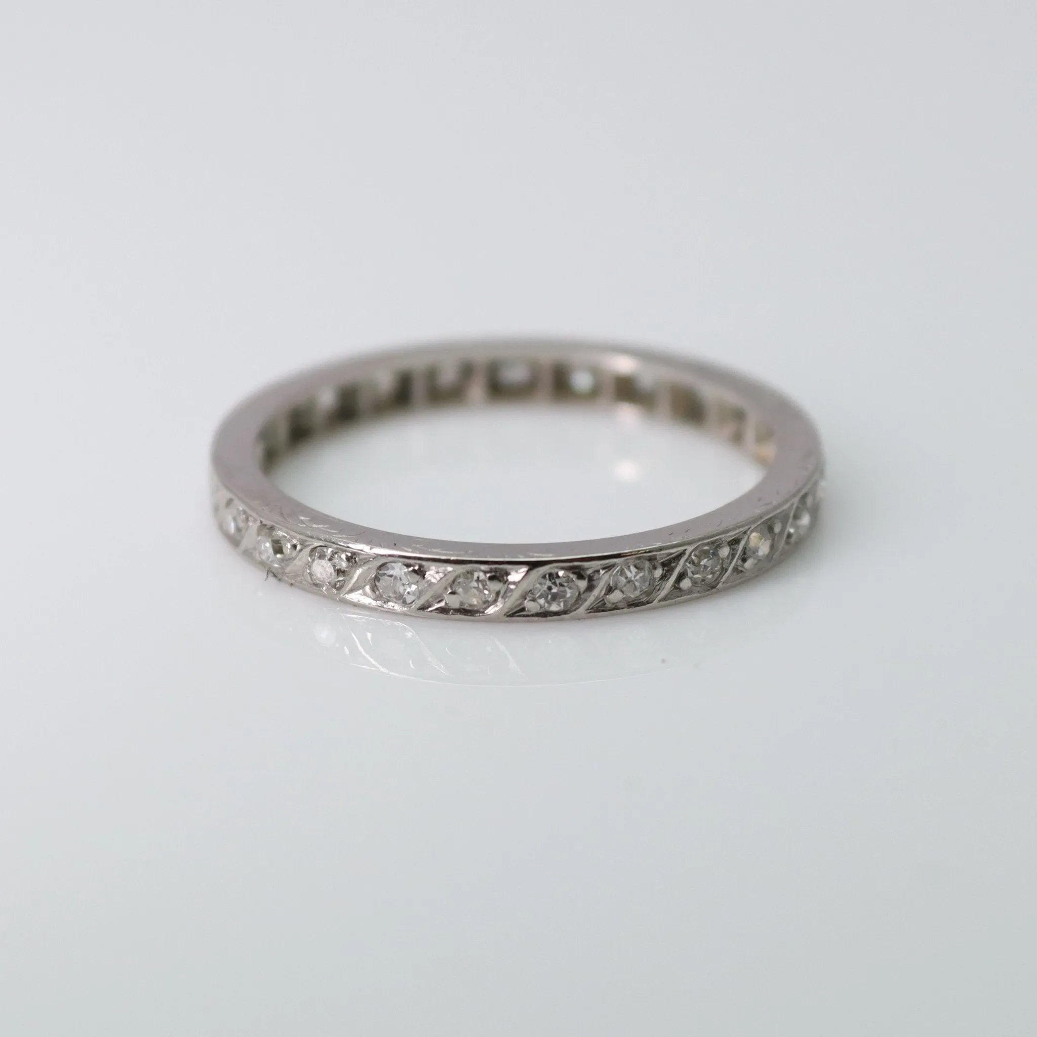 Full Set Art Deco Diamond Eternity Ring