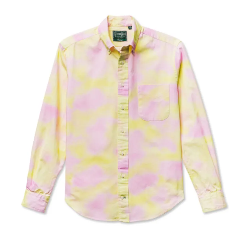 Gitman Bros Yellow Cotton Candy Oxford Shirt