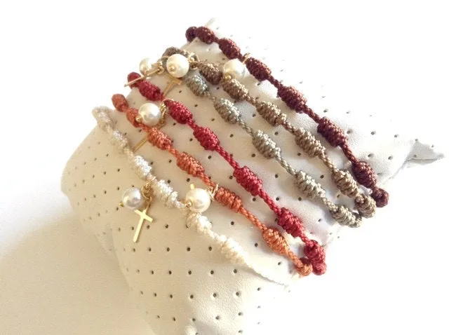 Handmade Rosary Bracelet, Guest Favors Gift