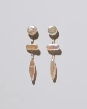 Heron Pearl Earrings