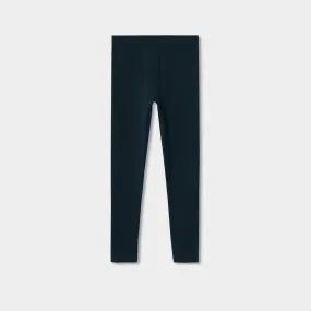 Imported Soft Cotton Navy Legging For Girls