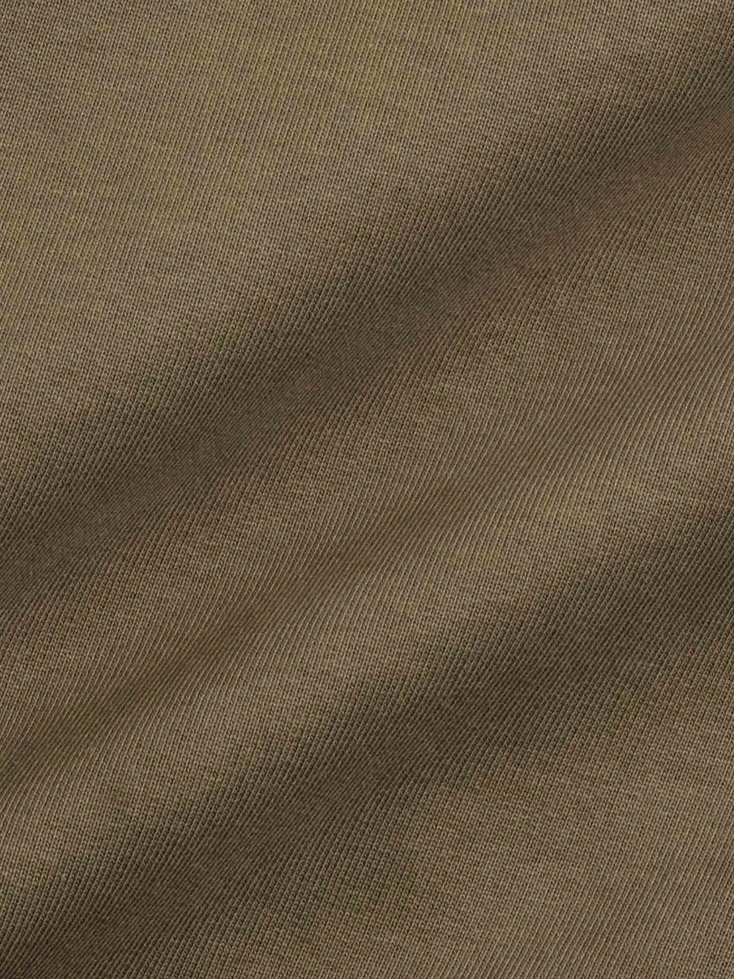 In Conversion Cotton Sweatshirt—carbon brown