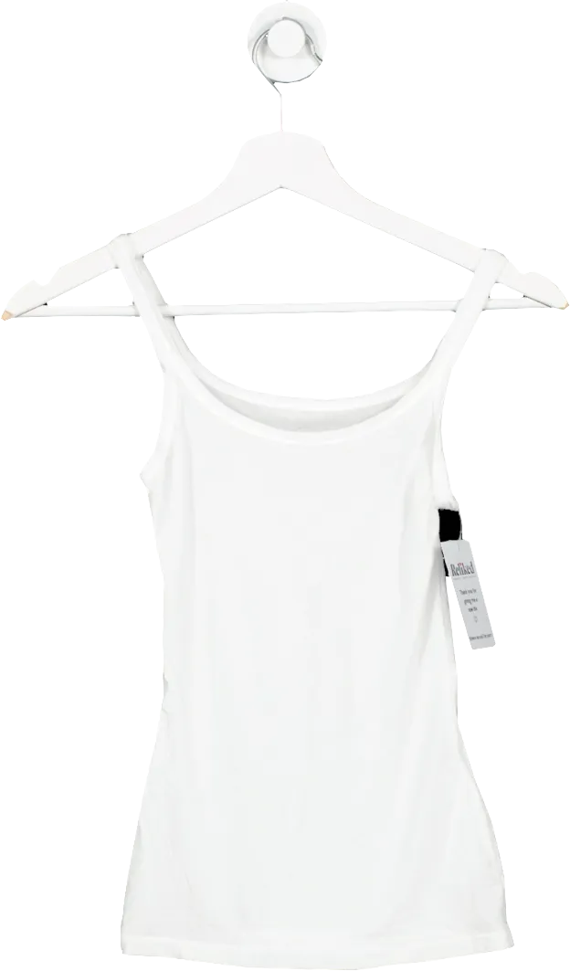 Intimissima White Ultralight Cotton Top UK S