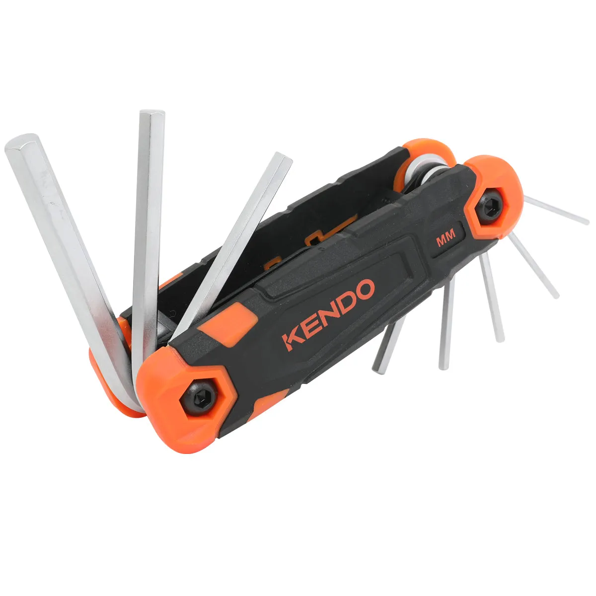 Kendo Folding Hex Key Set 8 Pieces