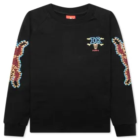 Kid's Everything L/S Raglan - Black