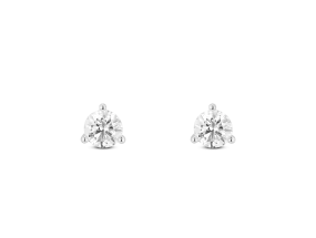 Lab-Grown Diamond ct. tw. Mini Round Brilliant Studs | White