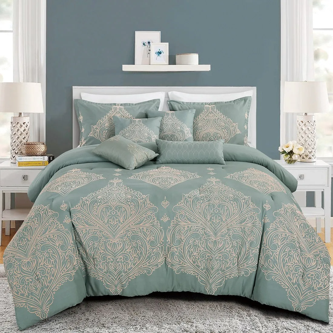 Lycoris 7pc Comforter Set