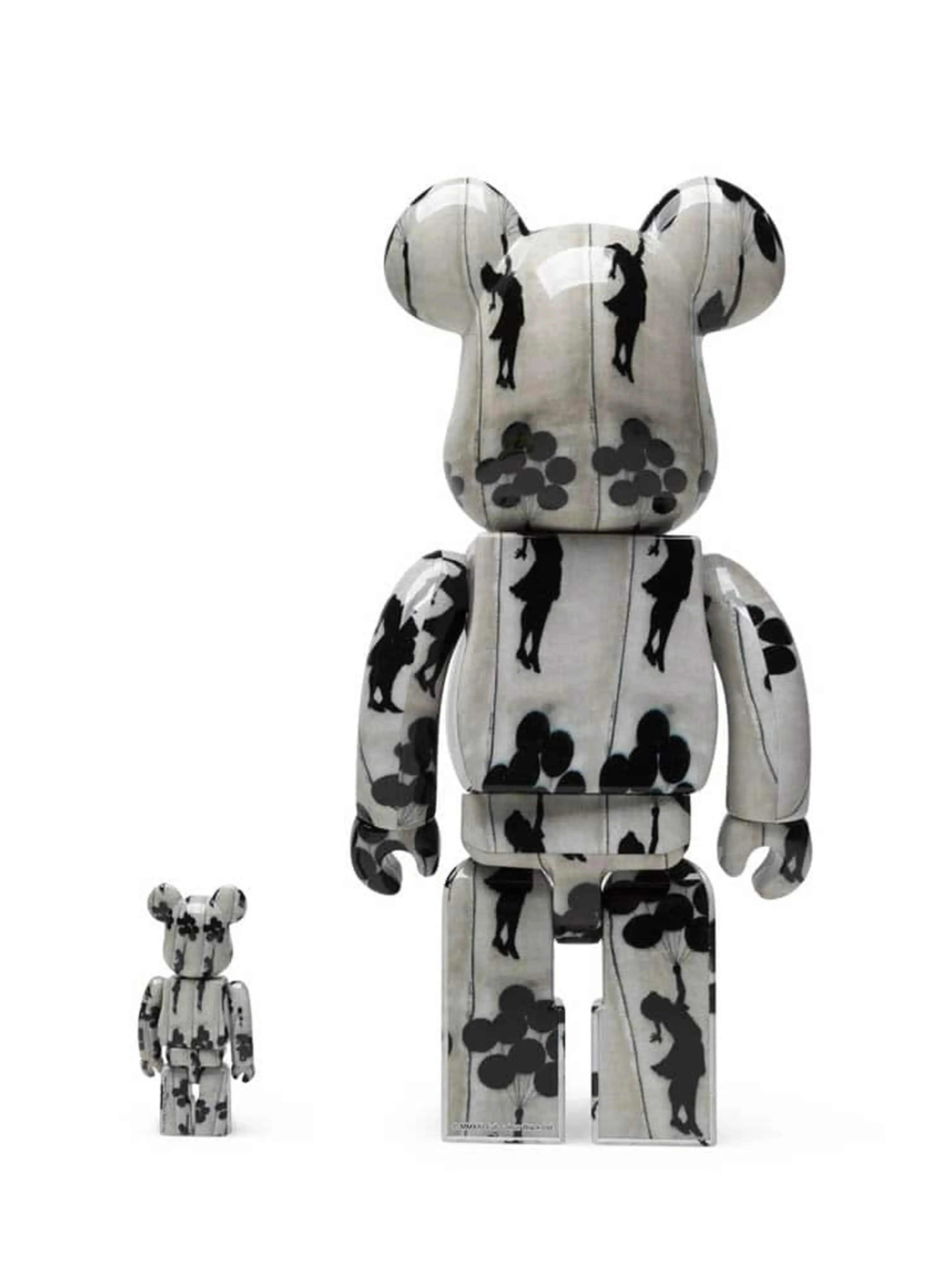 Medicom Toy Be@rbrick Brandalism Banksy Flying Balloons Girl 100% & 400% Set