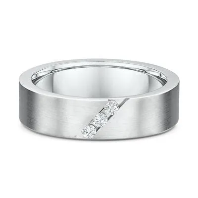 Men's 14k Diamond Wedding Band