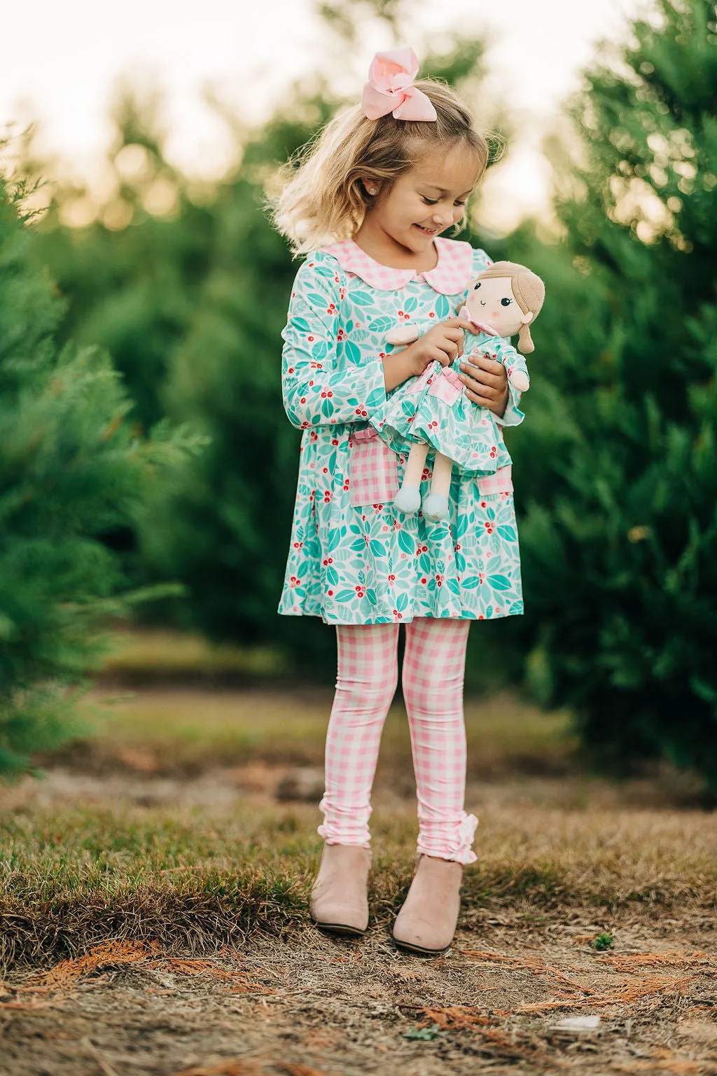 Modern Holly Twirl Dress