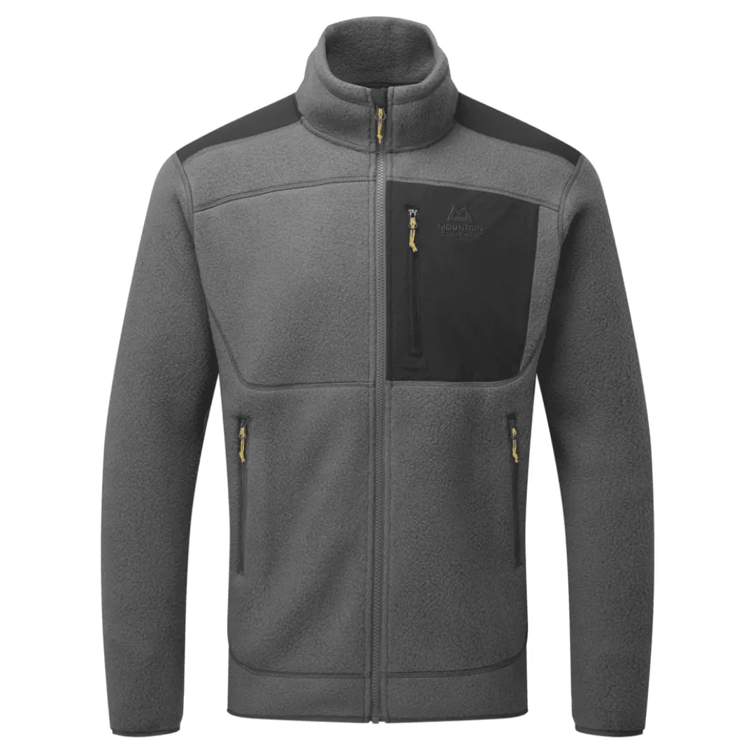 Mountain Equipment Men's Highpile Full Zip Fleece (Anvil Grey/Black)