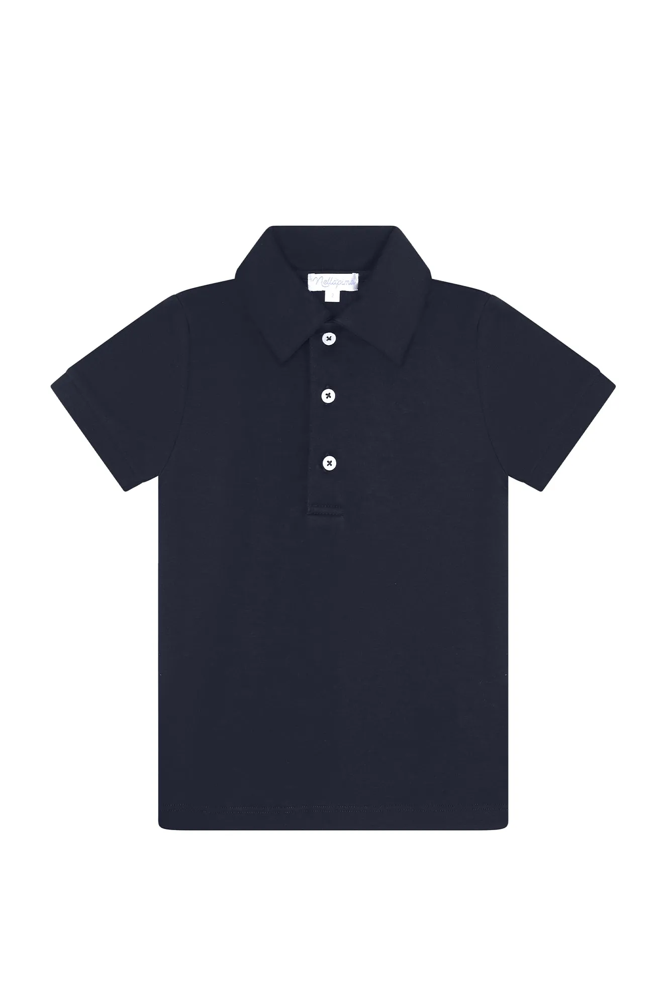 Navy Pima Cotton Polo Shirt