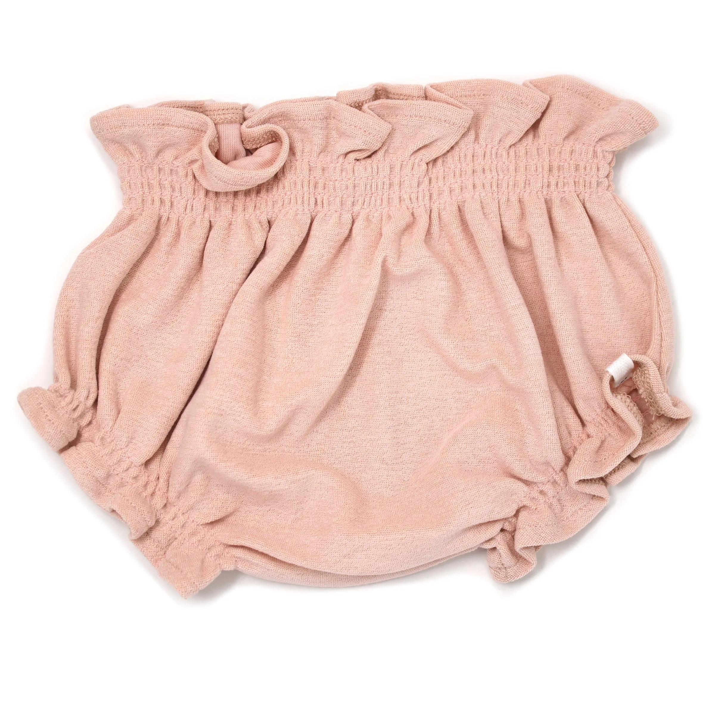 oh baby! Cotton Terry High Waisted Tushie - Peachy