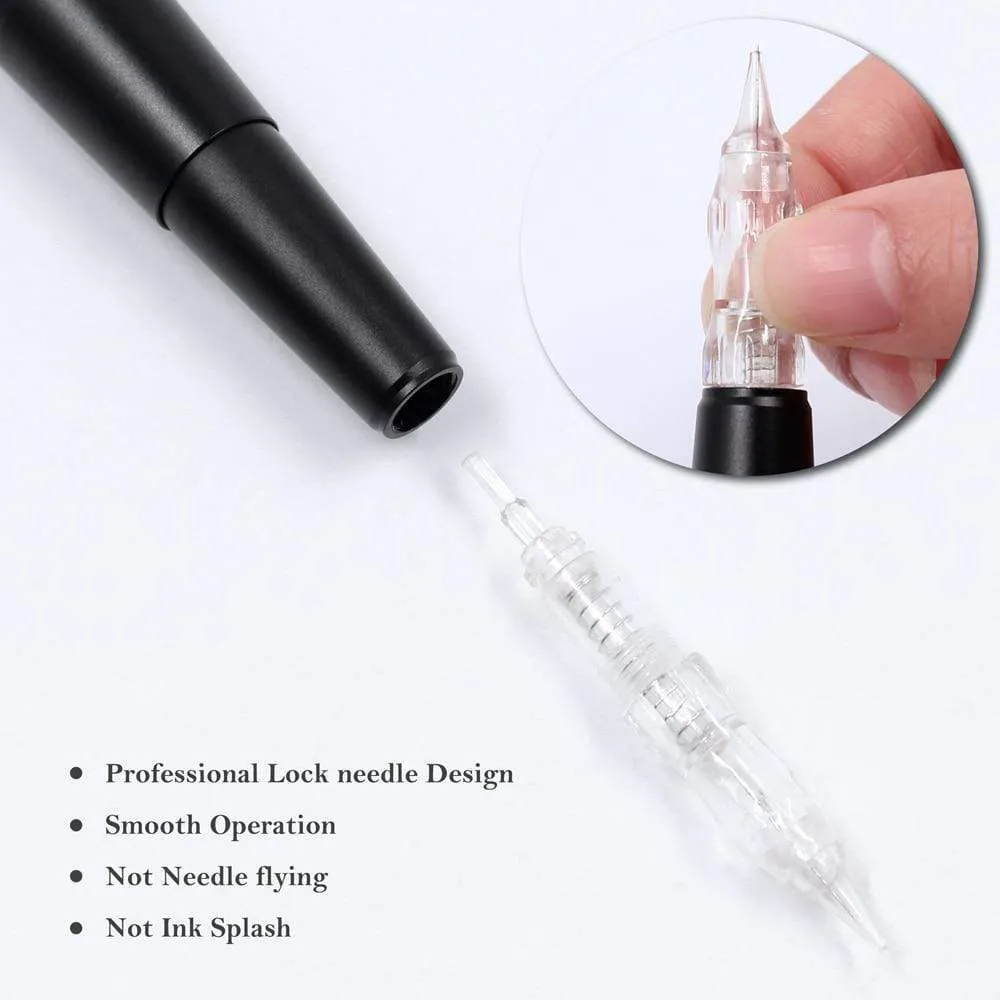 Permanent Makeup Rotary Tattoo Machine Eyebrow Tattoo Kits Professional Pen For Eyebrow Eyeliner Lip Tattoo Set